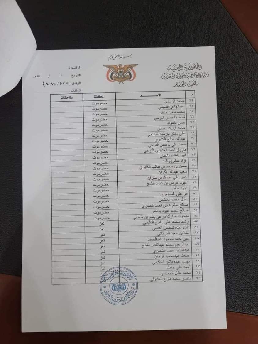 مثير للشفقة..بن مبارك يطلب إضافة مندوبين عنه في اللجان المالية لمؤتمر الرياض